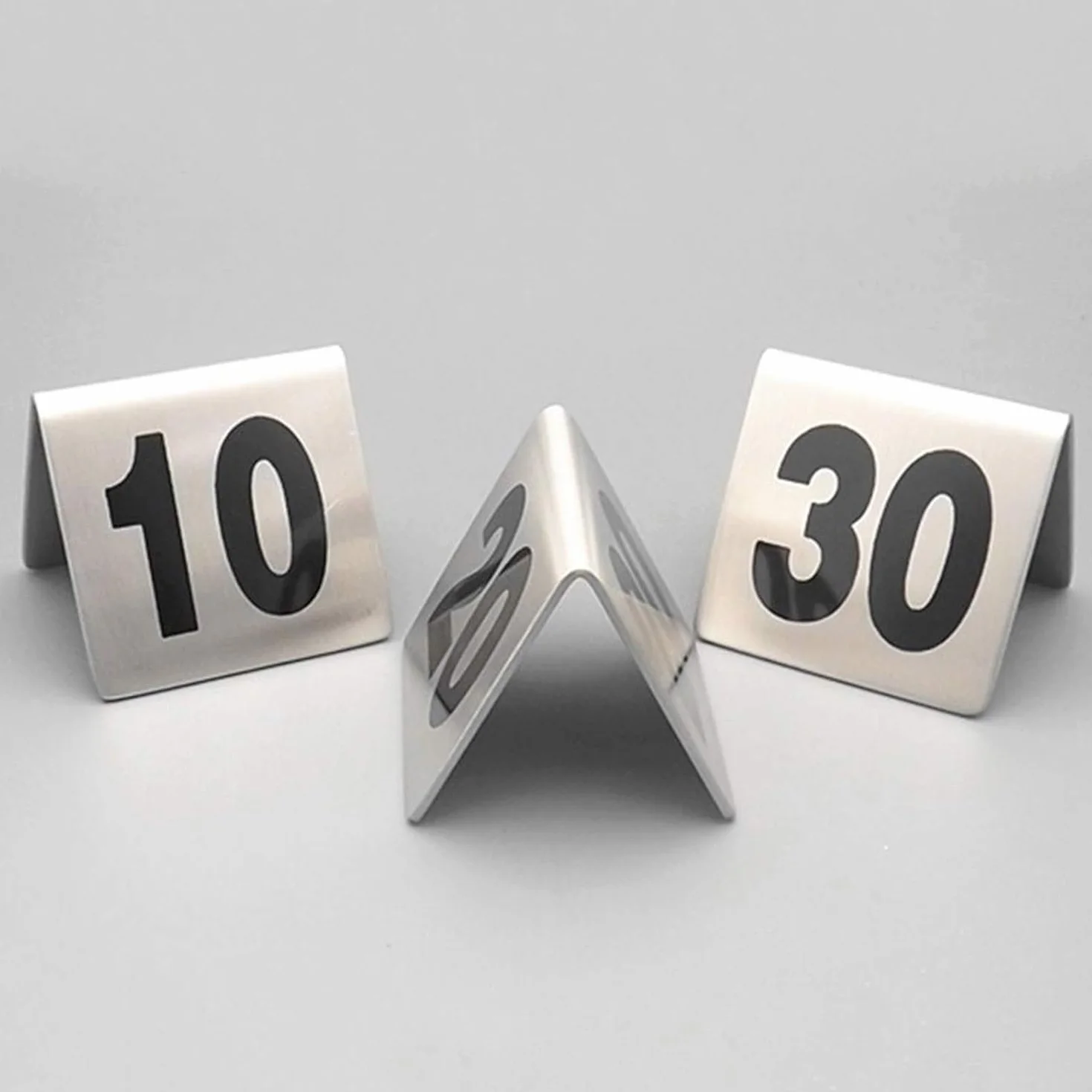 Números De Mesa De Acero Inoxidable, Del 1 Al 100, 5 X 5 cm, Ideales for Restaurantes, Bares, Bodas Y Fiestas De Cumpleaños(40 to 50)