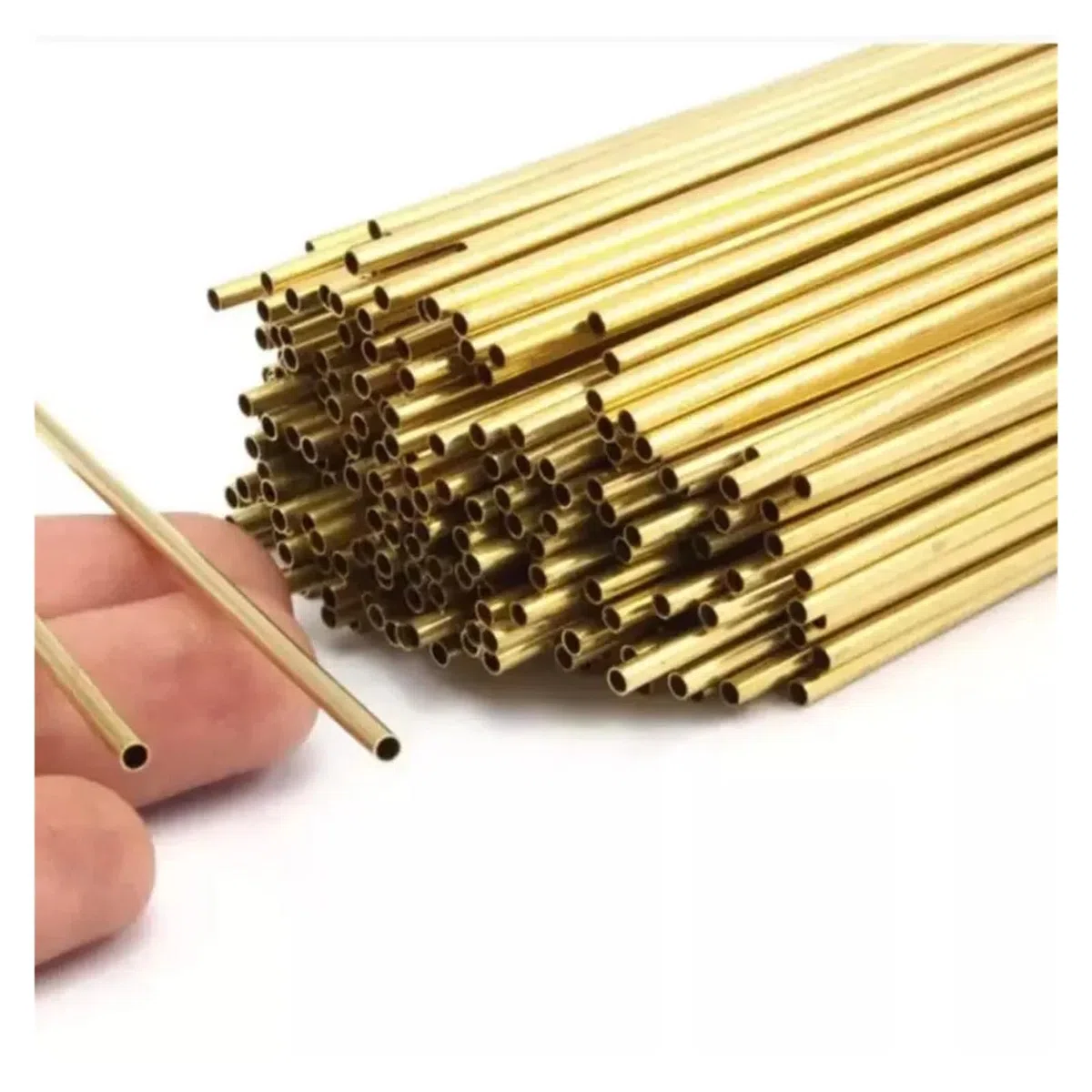 Tubo de latón de 0,3 mm de espesor, diámetro exterior de 1,2-11, tubo de latón de 300 a 500 mm de longitud, tubo recto, tubo de cobre de pared delgada y diámetro pequeño.(300mm,OD 10 x ID 9.4mm)