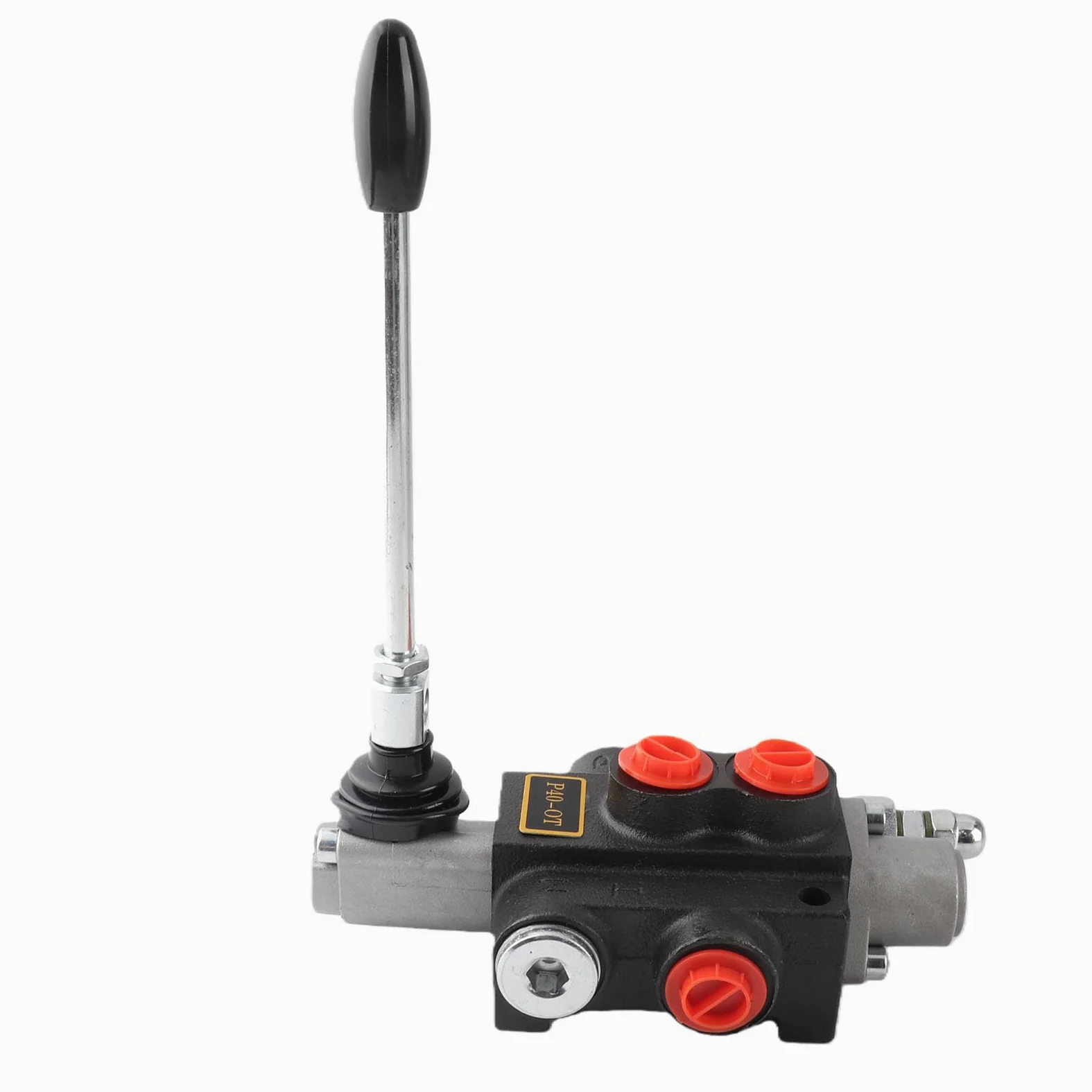 Válvula de Control de Flujo Hidráulico de Doble Efecto, Estable y Duradera, Alivio Ajustable para Accesorios de Tractor