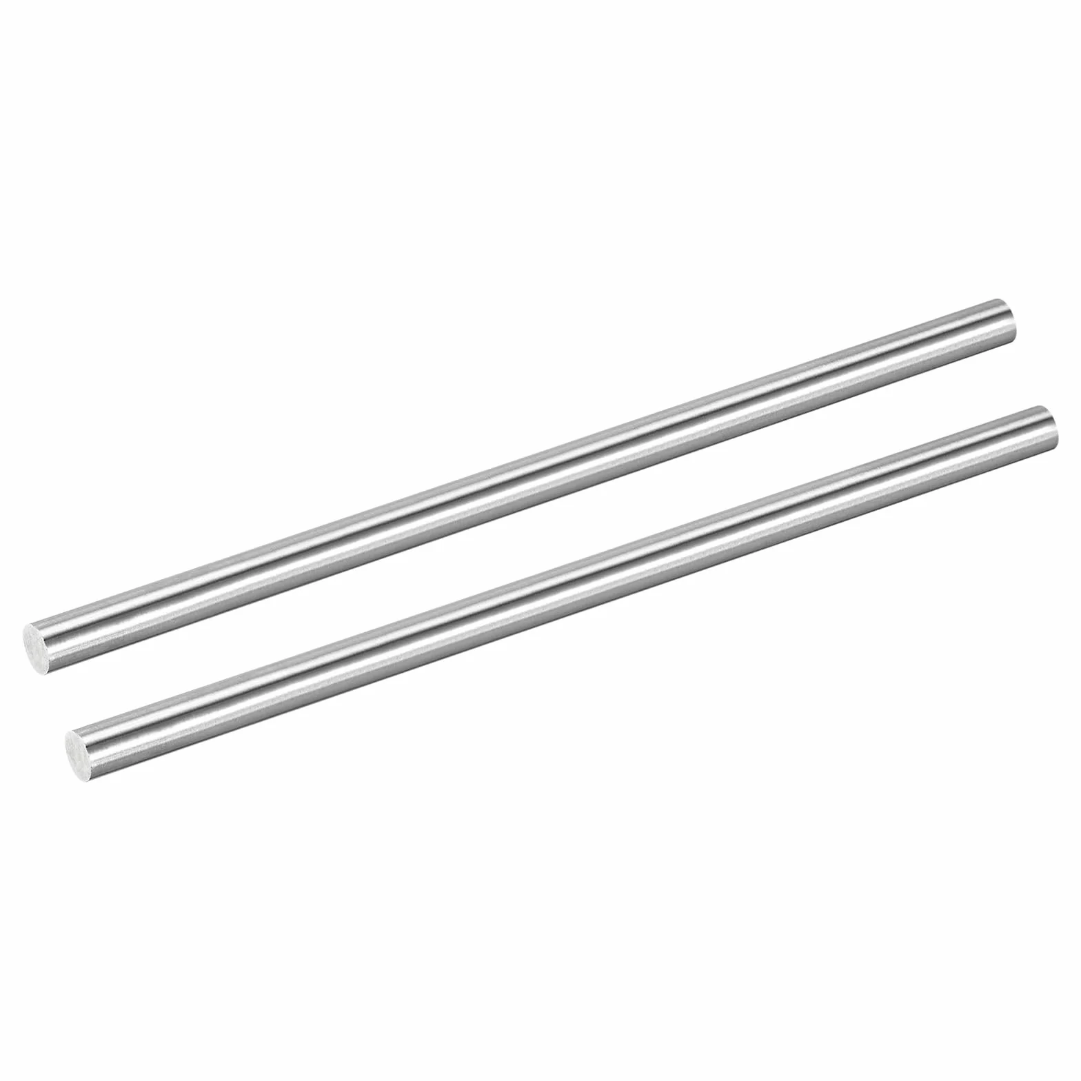 sourcing map 2 varillas de acero inoxidable 304, eje sólido de metal de 11 mm x 356 mm, barra redonda para modelo, avión, coches, barcos, manualidades, trabajo de metal