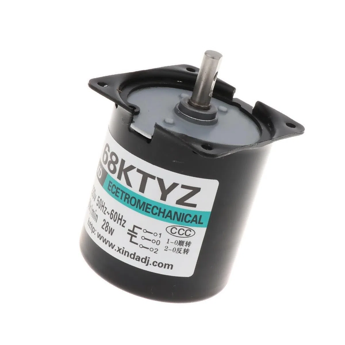 Motor síncrono de imán Permanente Micro eficiente de Baja Velocidad 220V 28W CWCCW, 60 RPM, 1 Pc