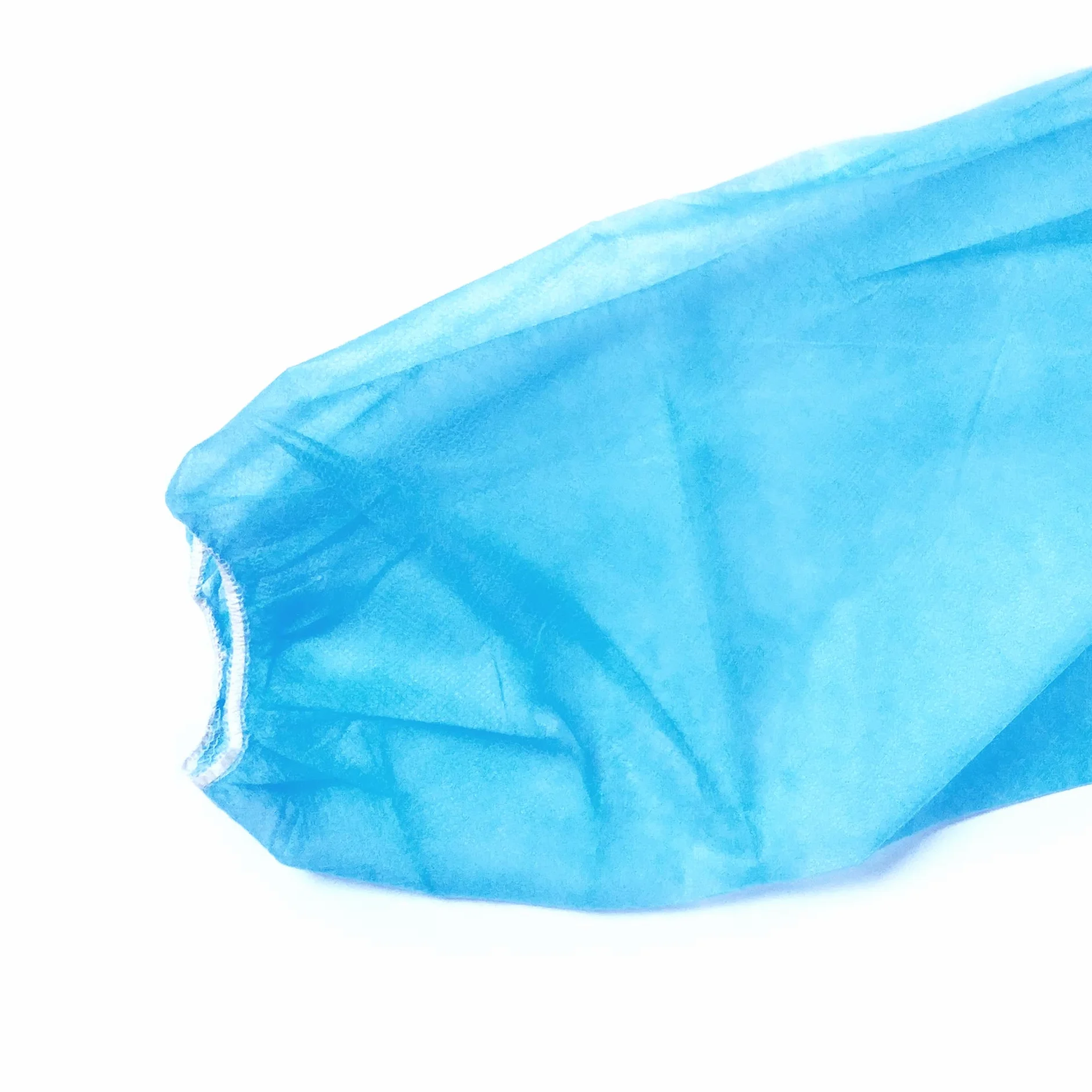 10x Batas Sanitarias Desechables - Repelentes al Agua - 30GSM - 100% Polipropileno no Tejido - Talla Única CE - Categoría de Protección I - Calidad Profesional - Azul - 10 Unidades - Dmm-Europe