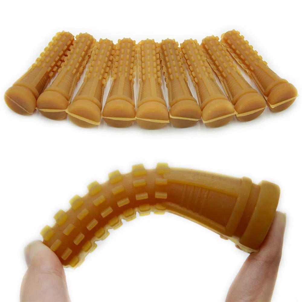 50 pcs Palo de depilación de goma de repuesto para dedos de aves de corral, para pollo / patos / pollo / paloma