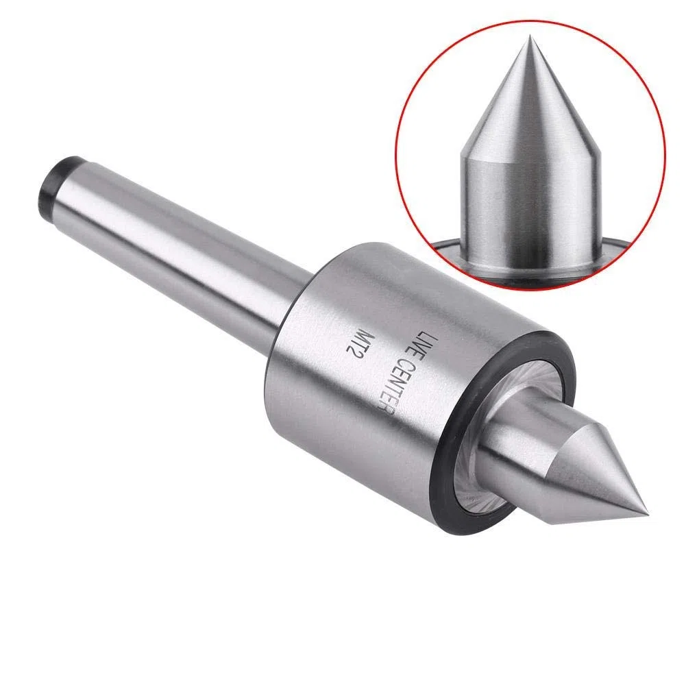 MT2 Live Center, MT2 Precision Rotary Live Revolving Milling Center Taper Metal Herramienta de torno
