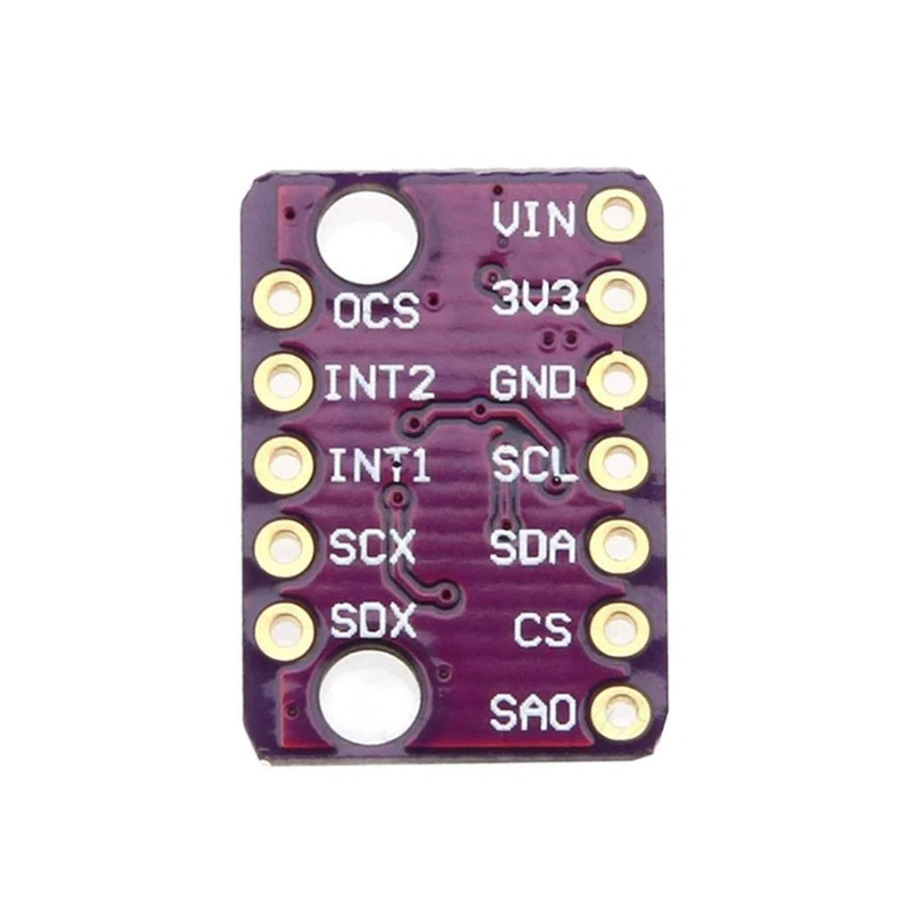 HiLetgo 2pcs GY-LSM6DS3 LSM6DS3 Accelerometer Gyro Embedded SPI IIC I2C Interface Module 8kb FIFO Buffer 5V