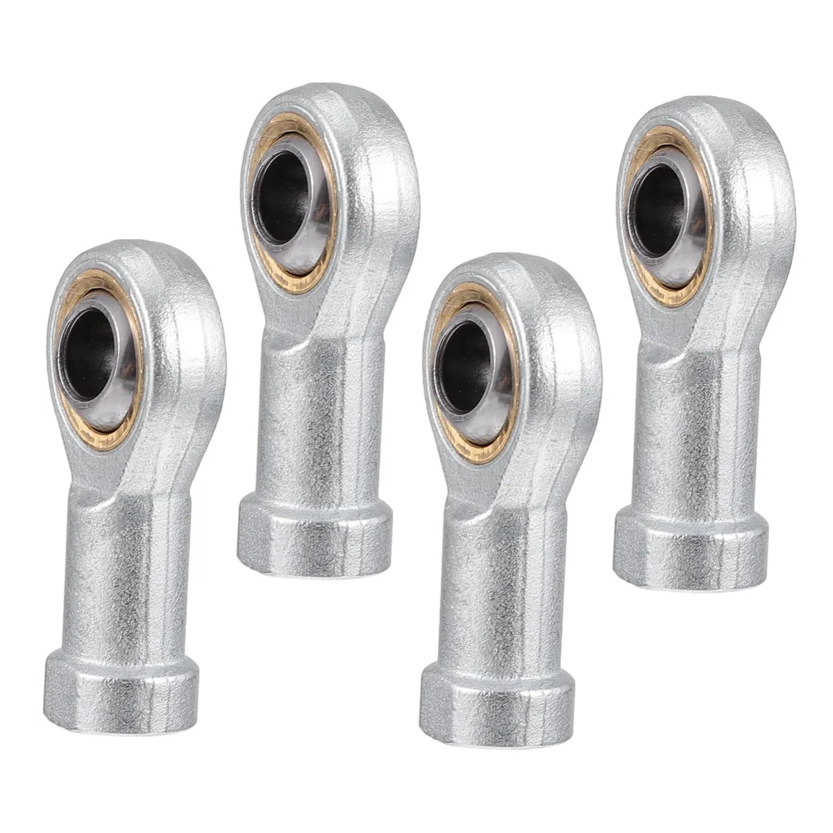 iplusmile Conjunto de 4 Cojinetes Esféricos de Acero para Automatización, Accesorios de Pesca Montaje Fácil y Mecanismo Simplificado en Color Plata