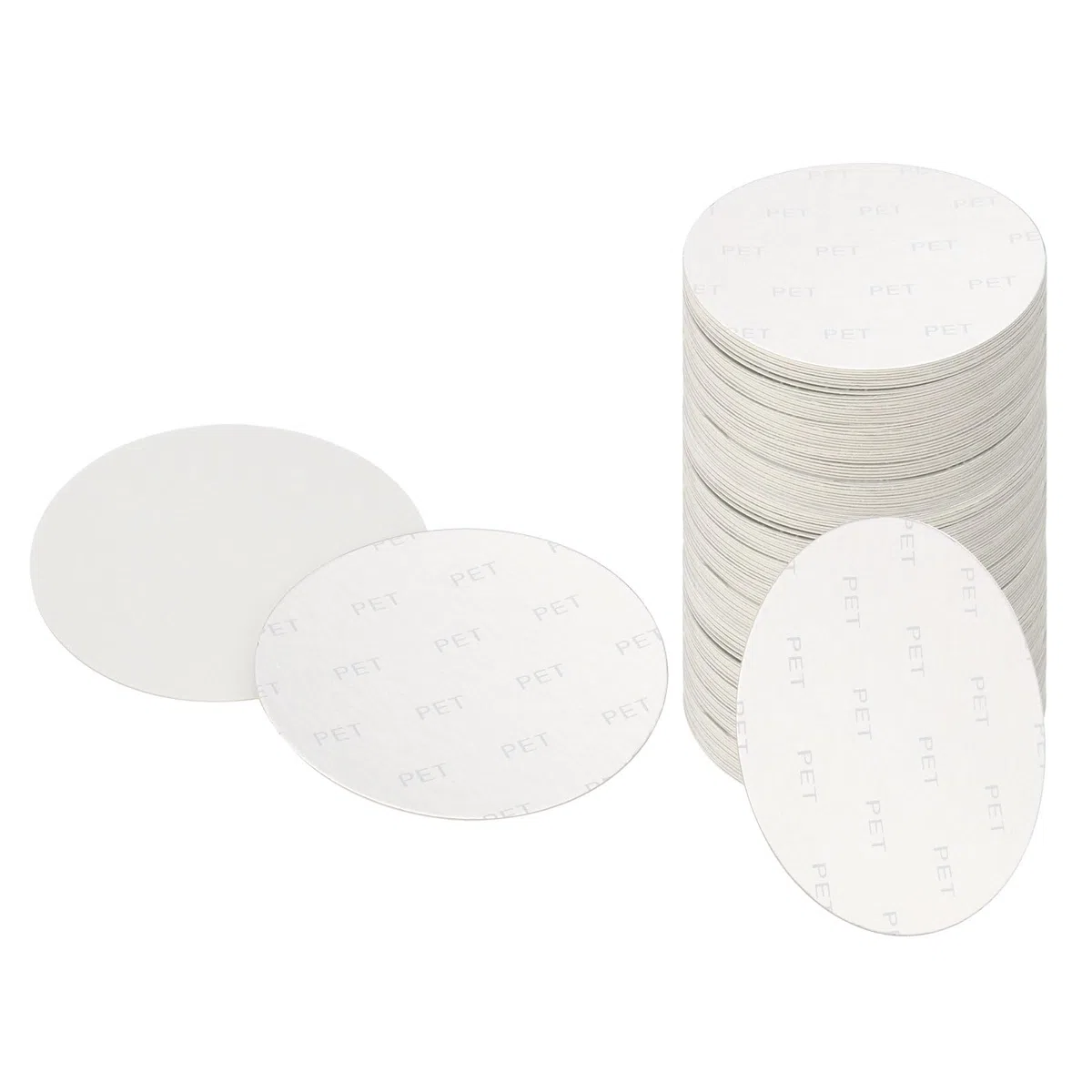 PATIKIL 63mm/2.48" Forro De Tapa De Aluminio, Paquete De 300 Resistente A Manipulación Sellador Por Inducción De Calor Forros De Sellado Para Tapa De Botella O Frasco PET
