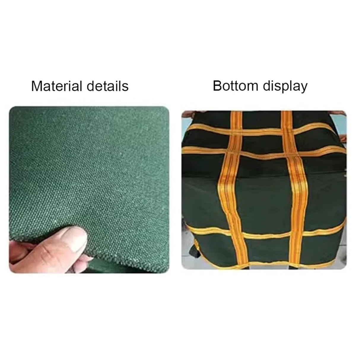 Bolsa De Elevación Reutilizable - Bolsa De Elevación con Eslinga De Nailon, Bolsa De Vela Tejida para Montacargas con Plataforma De Grúa, Bolsa Resistente Y Resistente(40x60cm)