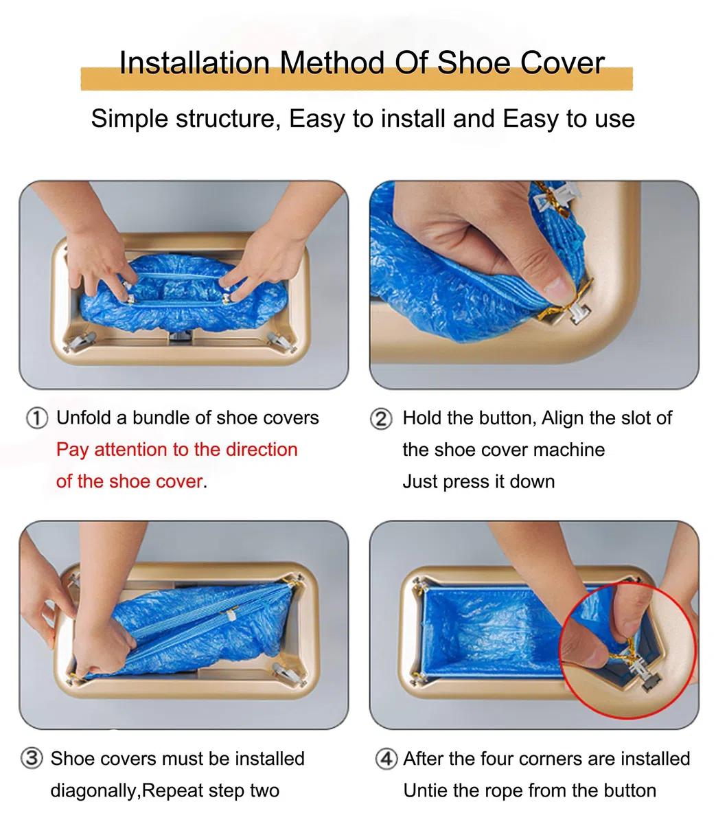 Con fundas desechables para zapatos con hebilla en T, 100 paquetes (50 pares), impermeables y duraderas, adecuadas para máquinas de cobertura de zapatos, tiendas, etc
