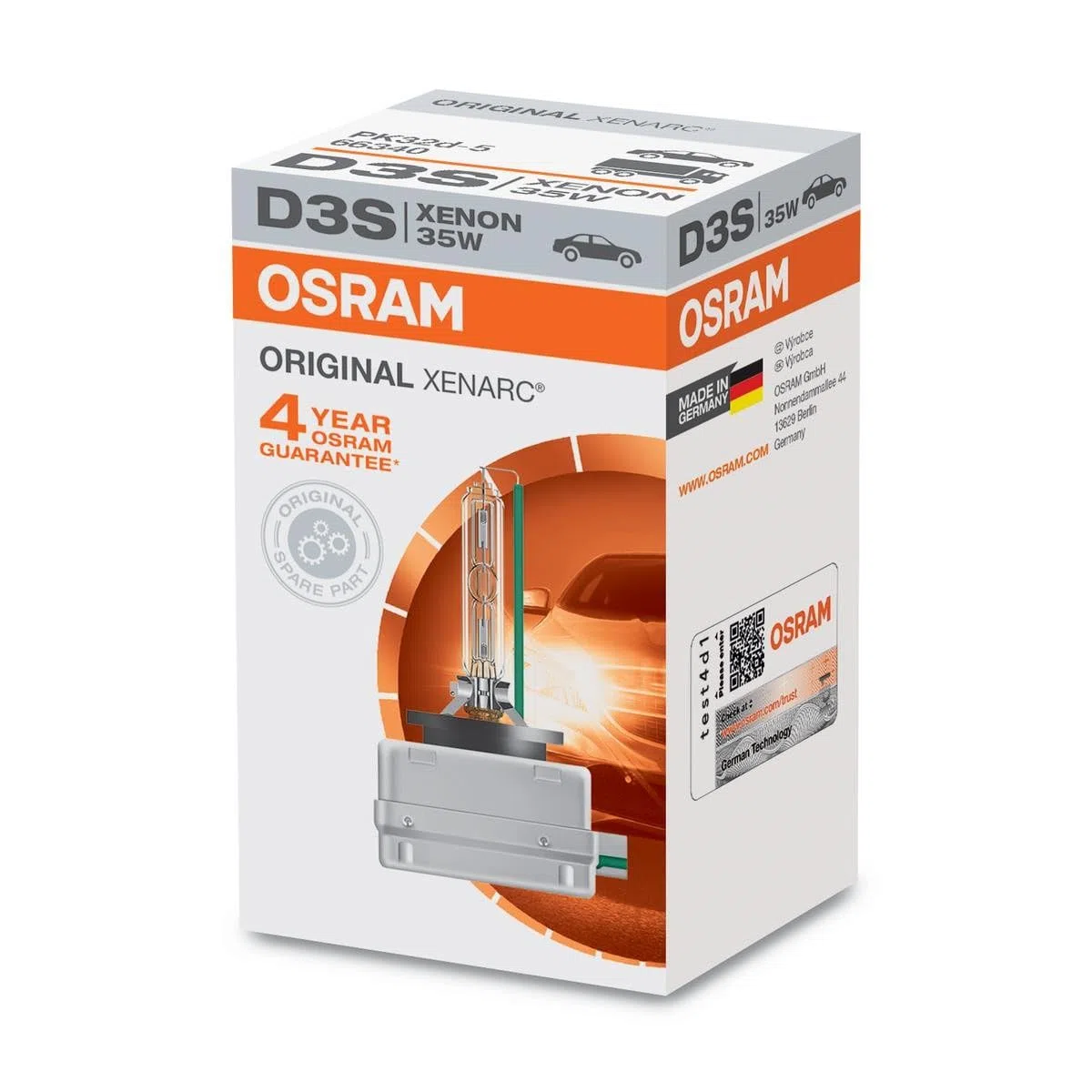 Osram 66340 Lámpara, faro de carretera