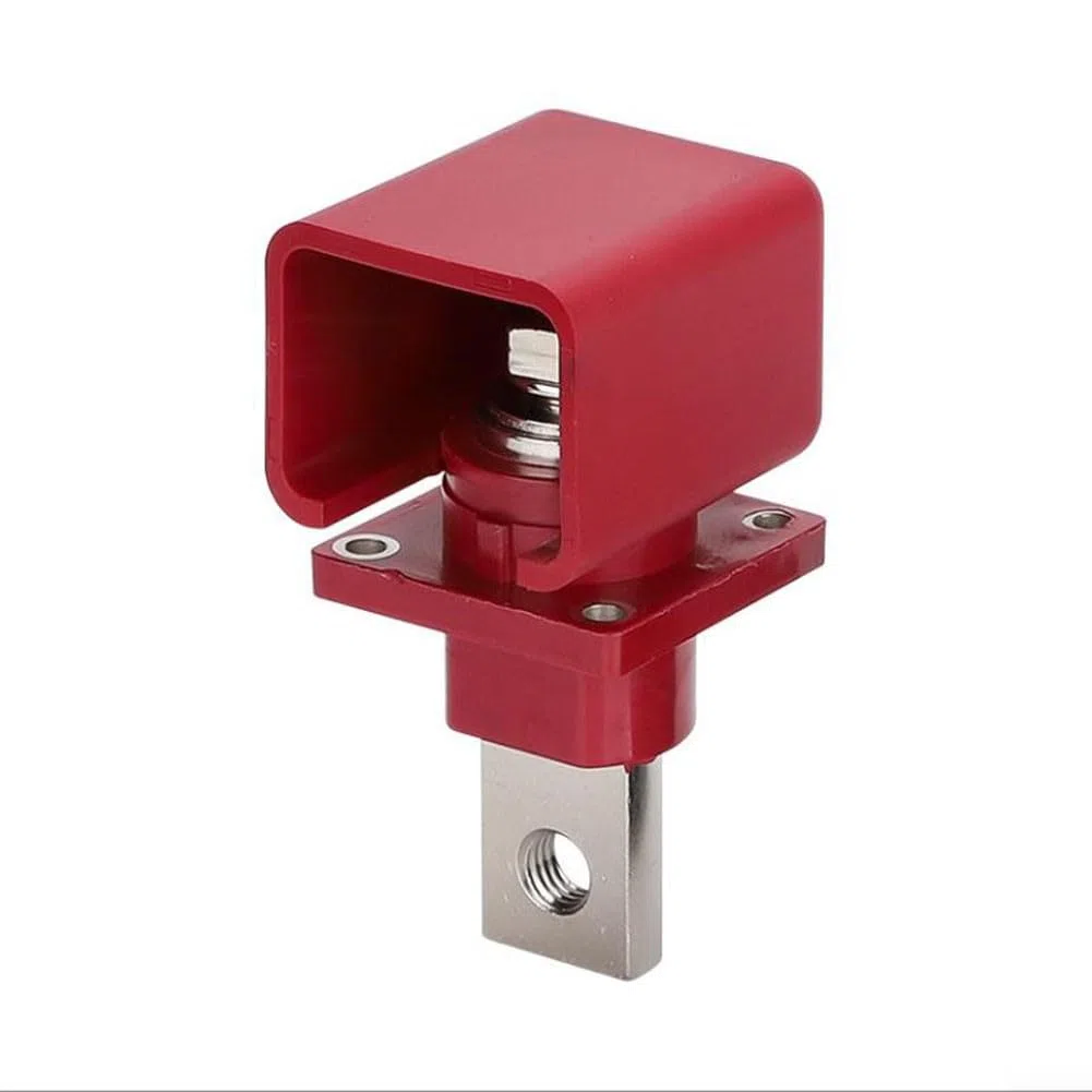 Poste de batería de litio totalmente de cobre, 2 piezas 300A Terminal de almacenamiento de energía de conector de terminal de batería de escudo a presión a prueba de polvo de litio totalmente de cobre