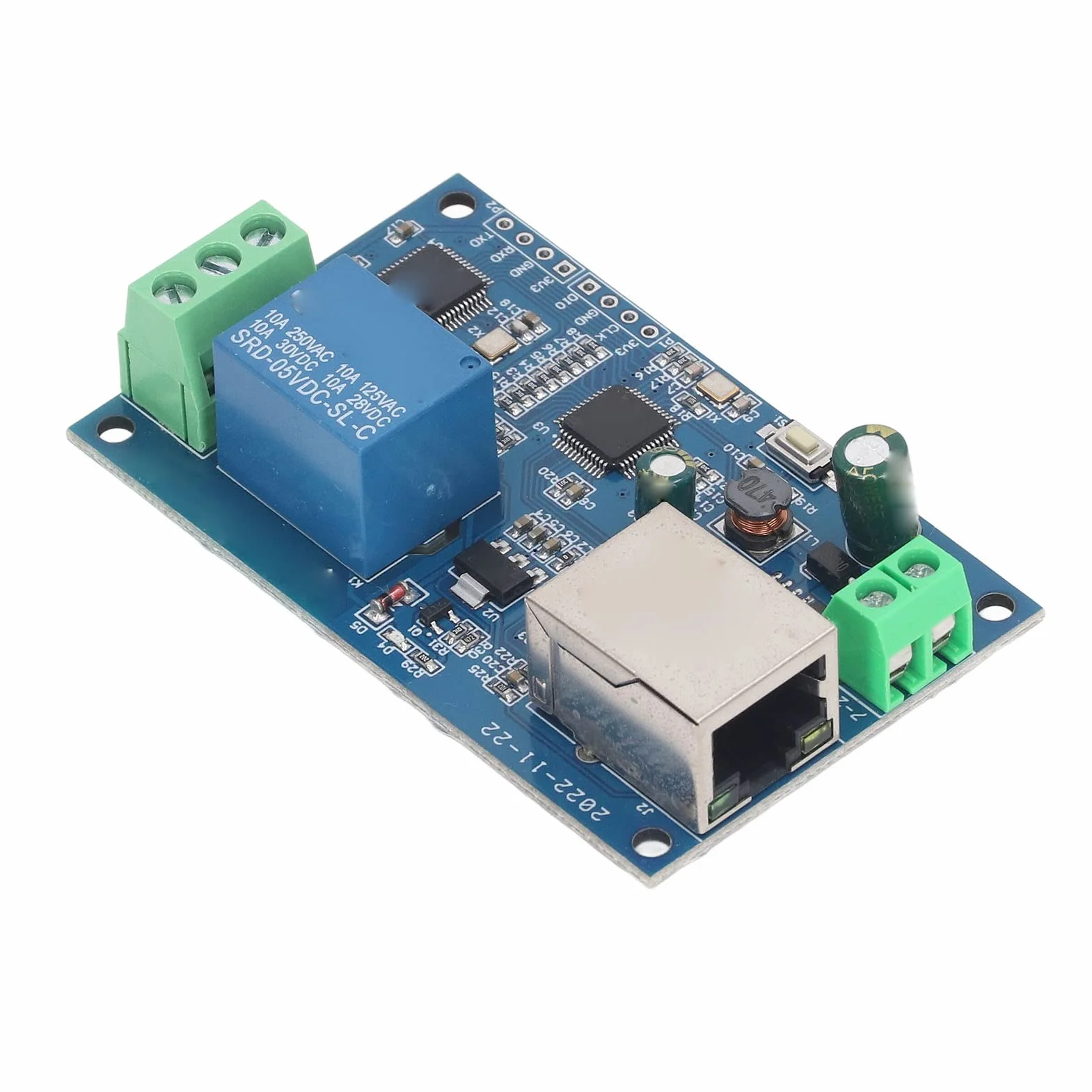 Módulo de relé de Red, Módulo de relé RTU de 1 Vía Módulo Controlador Ethernet Módulo de Relé de Red de Control LAN, Controladores de Proceso