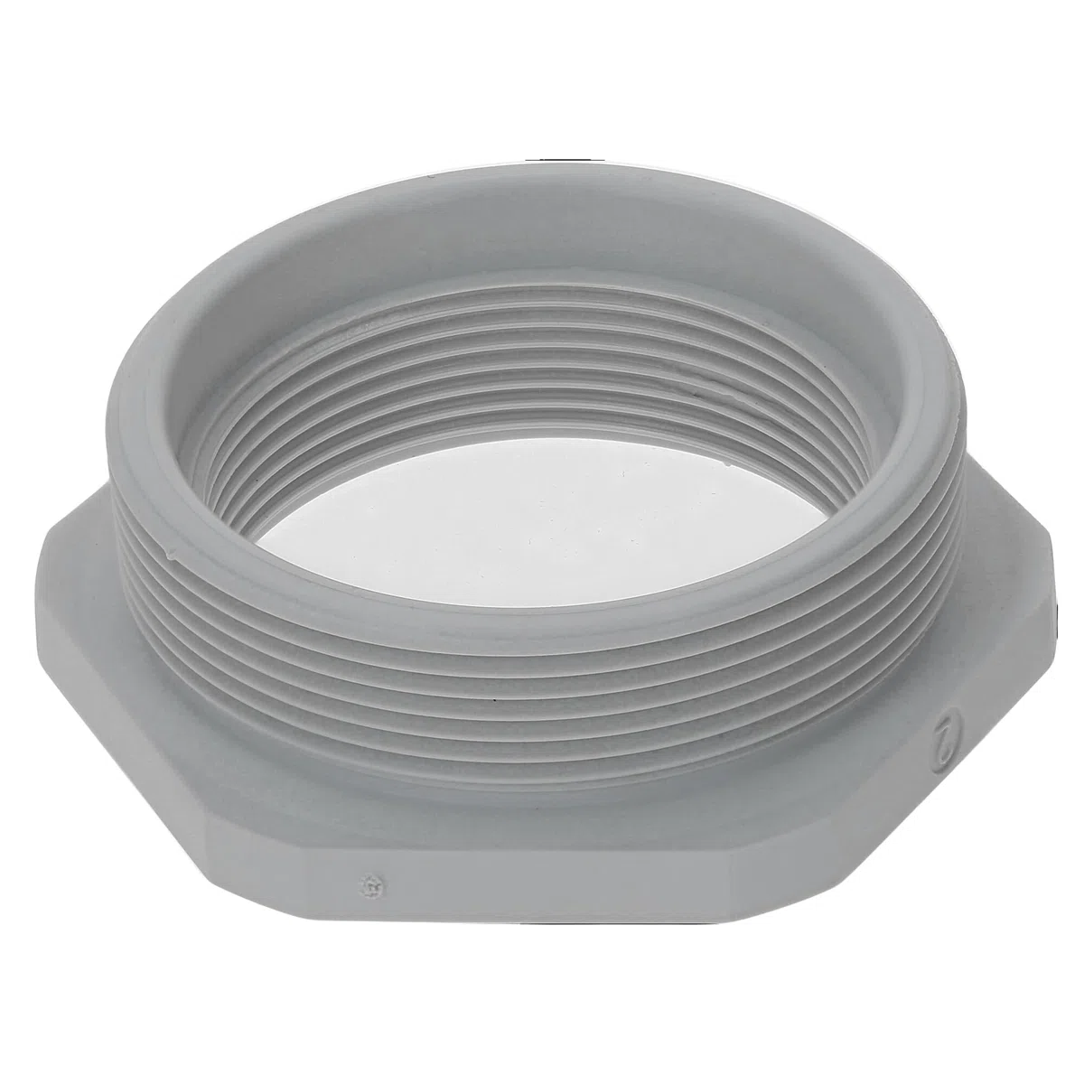 Kalitec G6504000 - Reducción M50/M40 (3 unidades, plástico, color gris claro, rosca hembra hexagonal, rosca interior M40, rosca exterior M50, IP68)