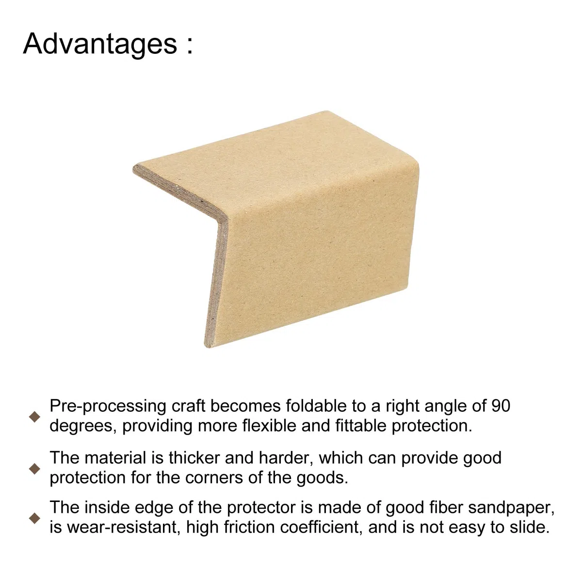 PATIKIL Ajustable Cartón Esquina Protector Paquete Marco Protectores L Forma 80x50mm Grosor 5mm para Arte, Embalaje, Envío, Paquete de 24