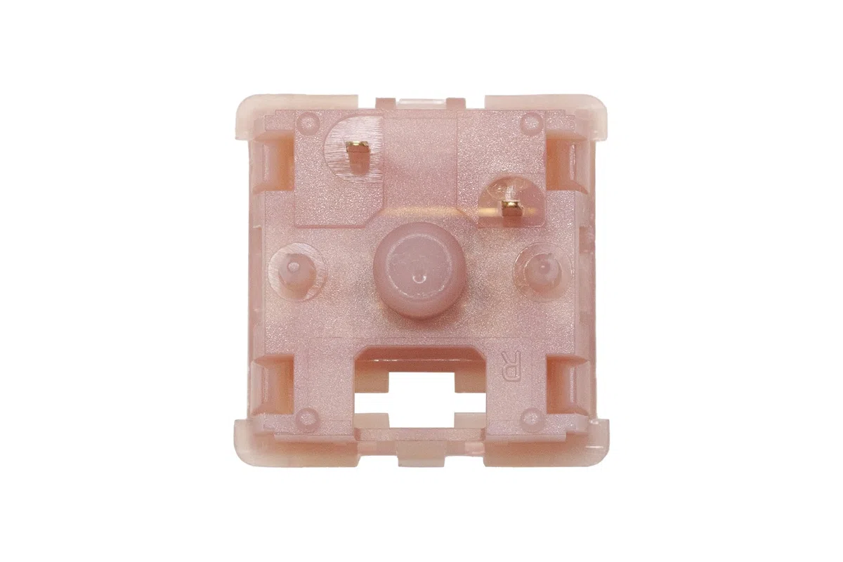 KPREPUBLIC Outemu Silent Peach V3 - Interruptor Lineal para Teclado mecánico, Color Lima táctil limón - Pom PA66 lubricado de fábrica (OTM V3 No LiGuide x110)