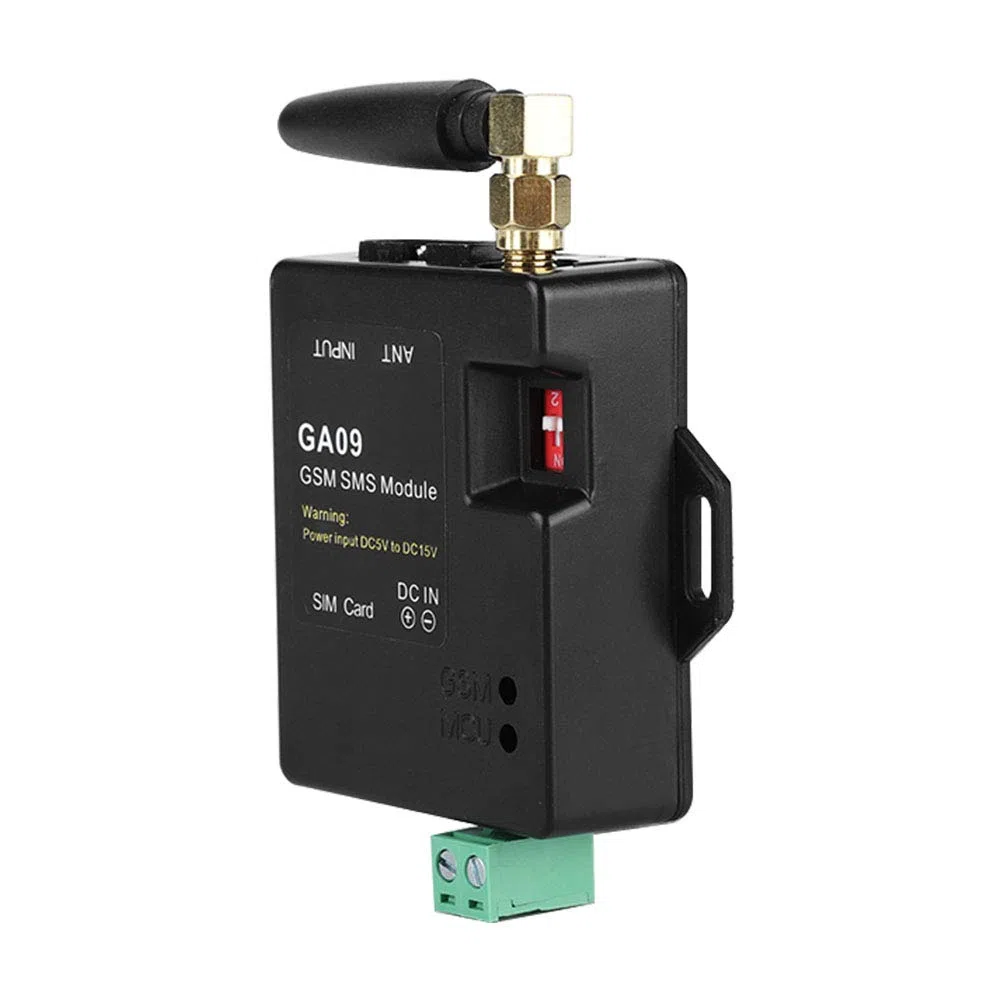 Mini sistema de alarma GSM de seguridad para el hogar de 8 canales con diseño inteligente y llamada de alarma SMS inalámbrica, tamaño ultradelgado, sistema de alarma SMS GA09, personalizado con texto