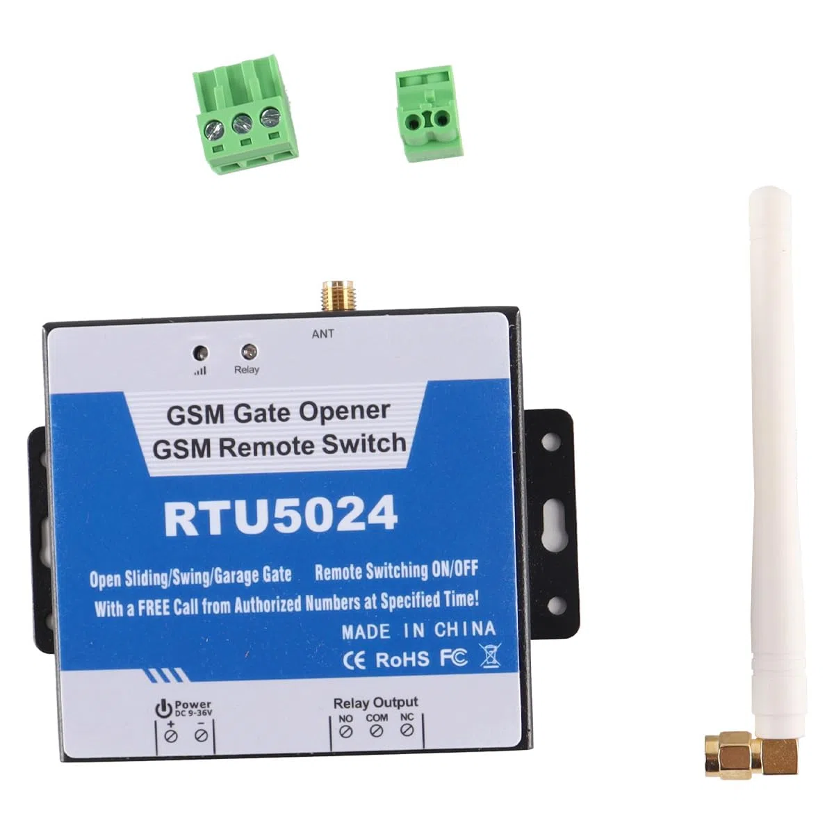 Controlador remoto WiFi GSM RTU5024, sistema de control de acceso GSM para seguridad de puertas con función de apertura remota de puertas.