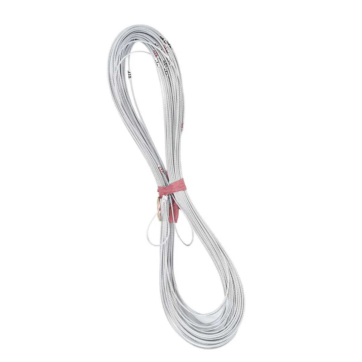 Cuerda de medición de Alambre de Acero, básculas Transparentes duraderas, 50m, Cuerda de Medida portátil sin contracción, ingeniería de construcción