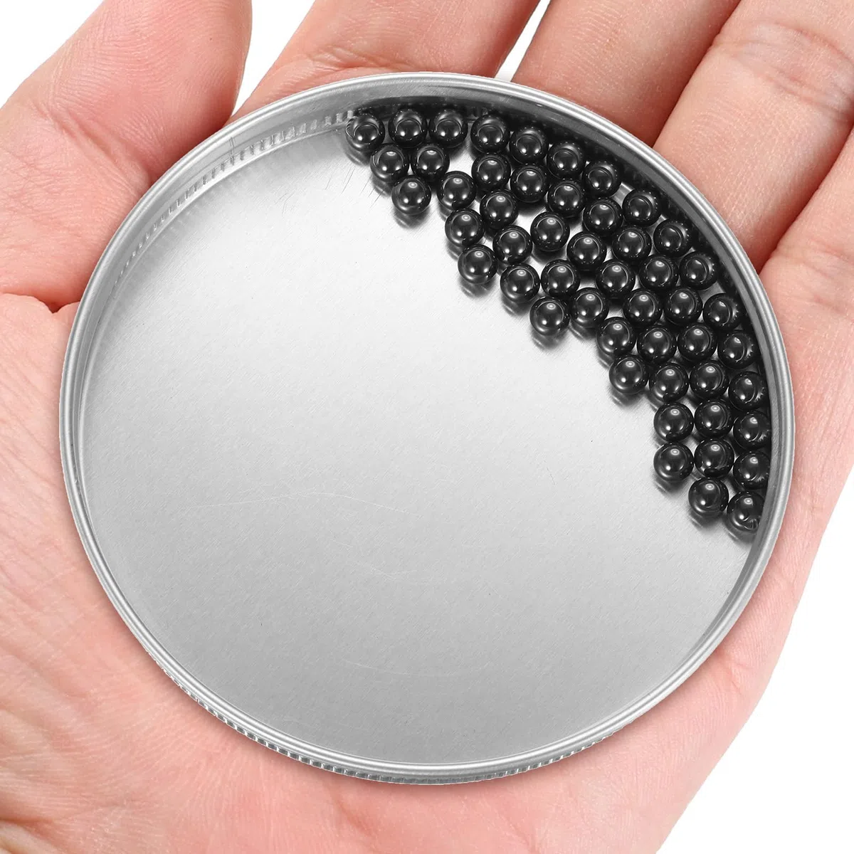 QUARKZMAN 100 Piezas de Bolas de Rodamiento Cerámicas 3/16" 4.763mm Bolas de Cerámica de Nitruro de Silicio Si3N4 de Precisión G5