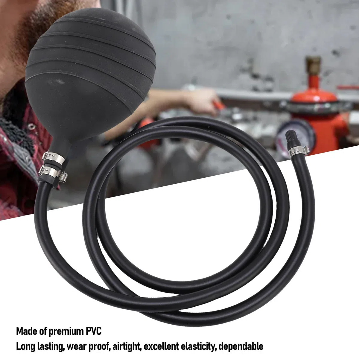 Tapón de Tubería Inflable, Tapón de Globo de Tapón de Tubería Inflable, Airbag con Cierre de Agua, Airbag de Prueba de Agua Cerrado para Mantenimiento de Tuberías (110mm)