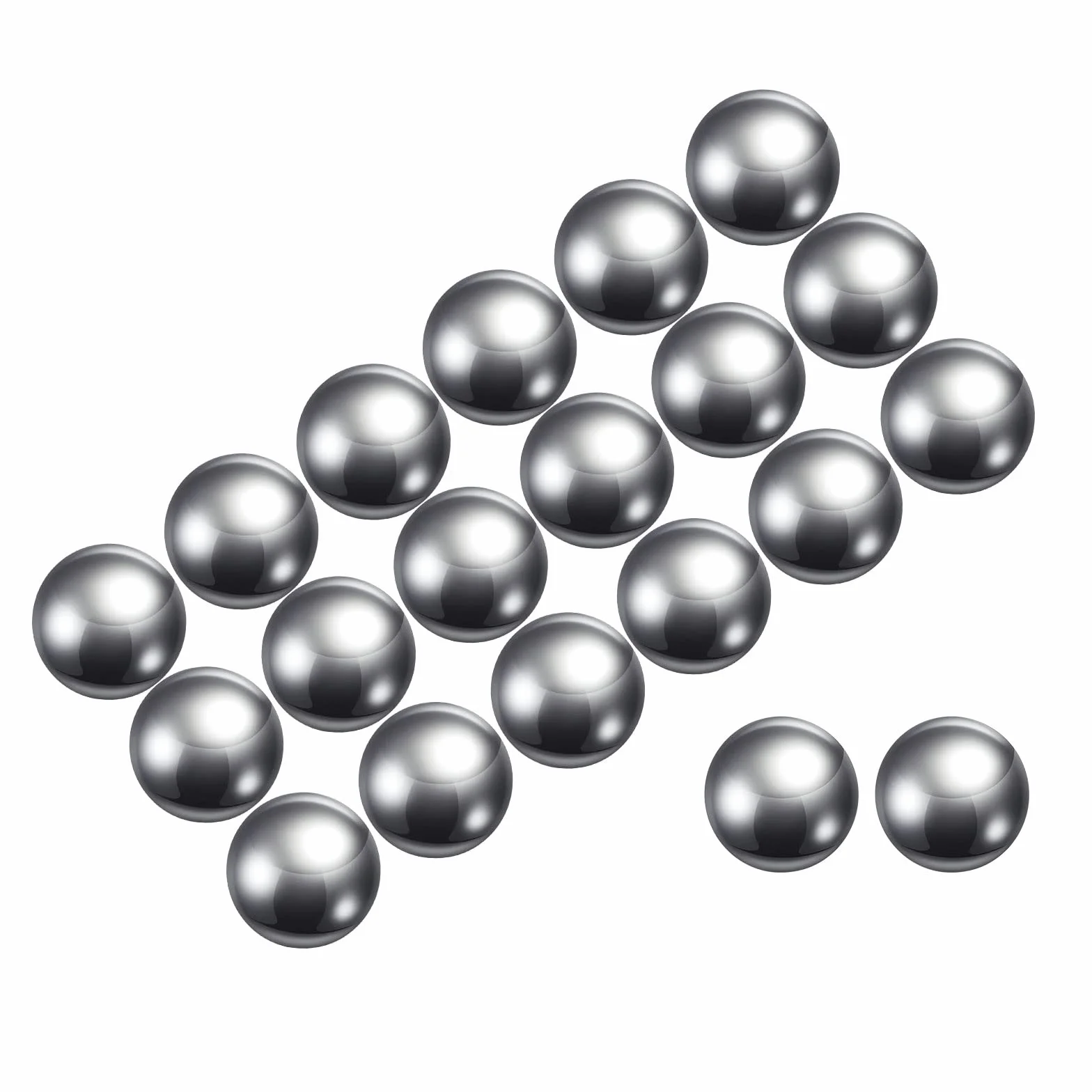 200uds Precisión Bolas - [11mm] Carbono Acero Pulido para Rodamientos Válvulas Uso
