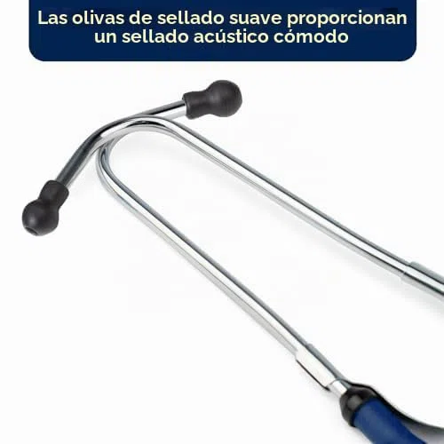 SCIAN Estetoscopio Sprague Rappaport, estetoscopio cardíaco multifuncional de doble cabezal con pleura convertible para adultos, niños y bebés（azul）