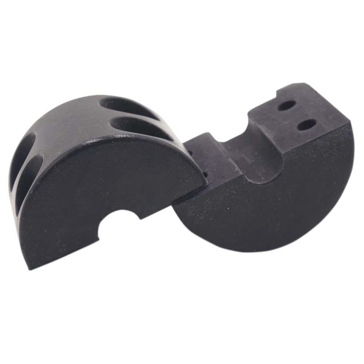 Cabrestante cable gancho tapón de goma de silicona para cuerda sintética de alambre con llave Allen, línea de cabrestante ATV UTV, amortiguador, evitar el rebote y la abrasión (negro)