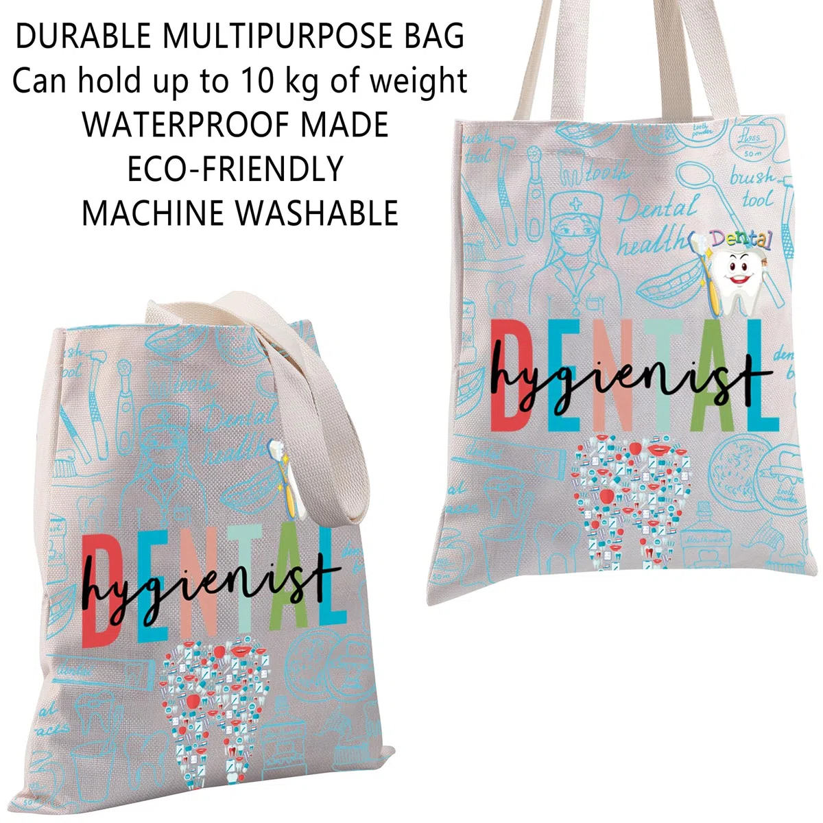 ENSIANTH Bolsa de mano para higienista dental, regalos dentales para mujeres, bolsa de mano de higiene dental, regalo de graduación