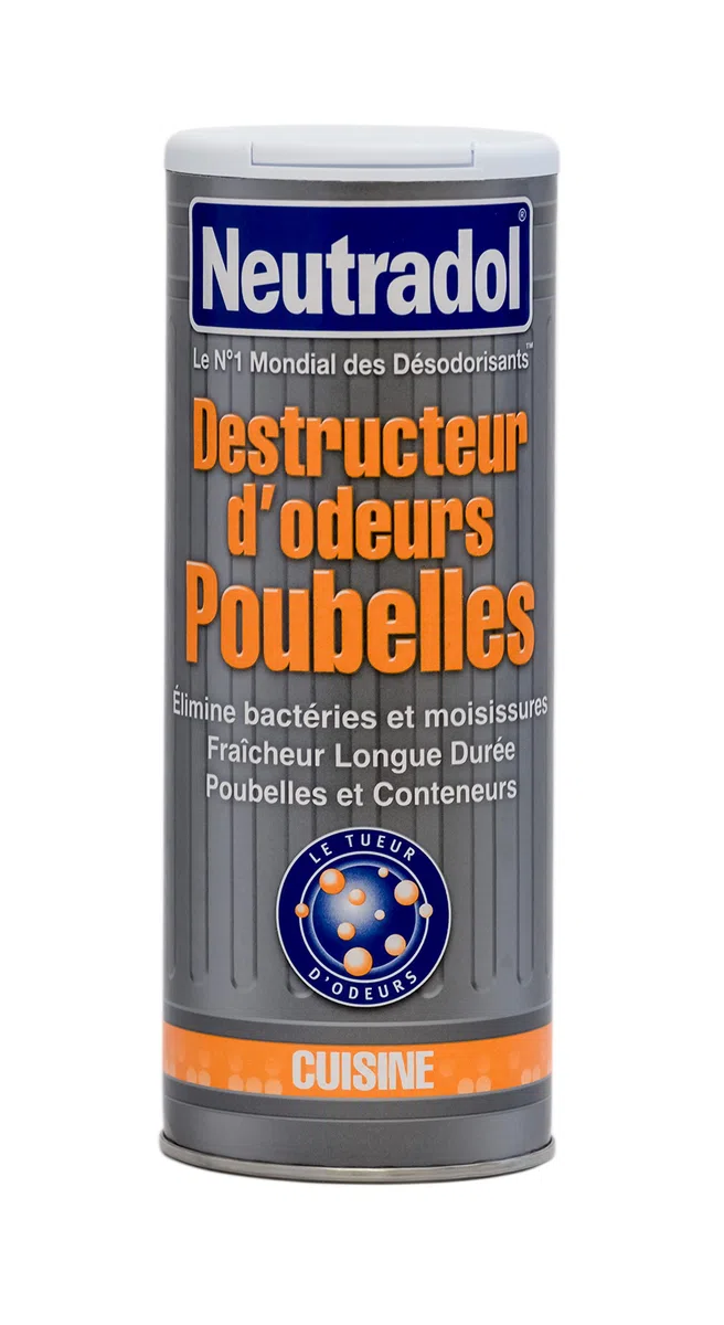 Neutradol - Destructor de olores en polvo para cubos de basura 350 g padres