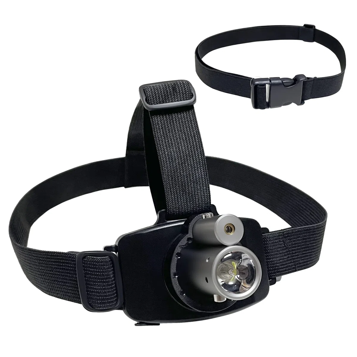 Linterna frontal láser LED recargable con cinturón ajustable, para pruebas de control sensorimotor y fisioterapia