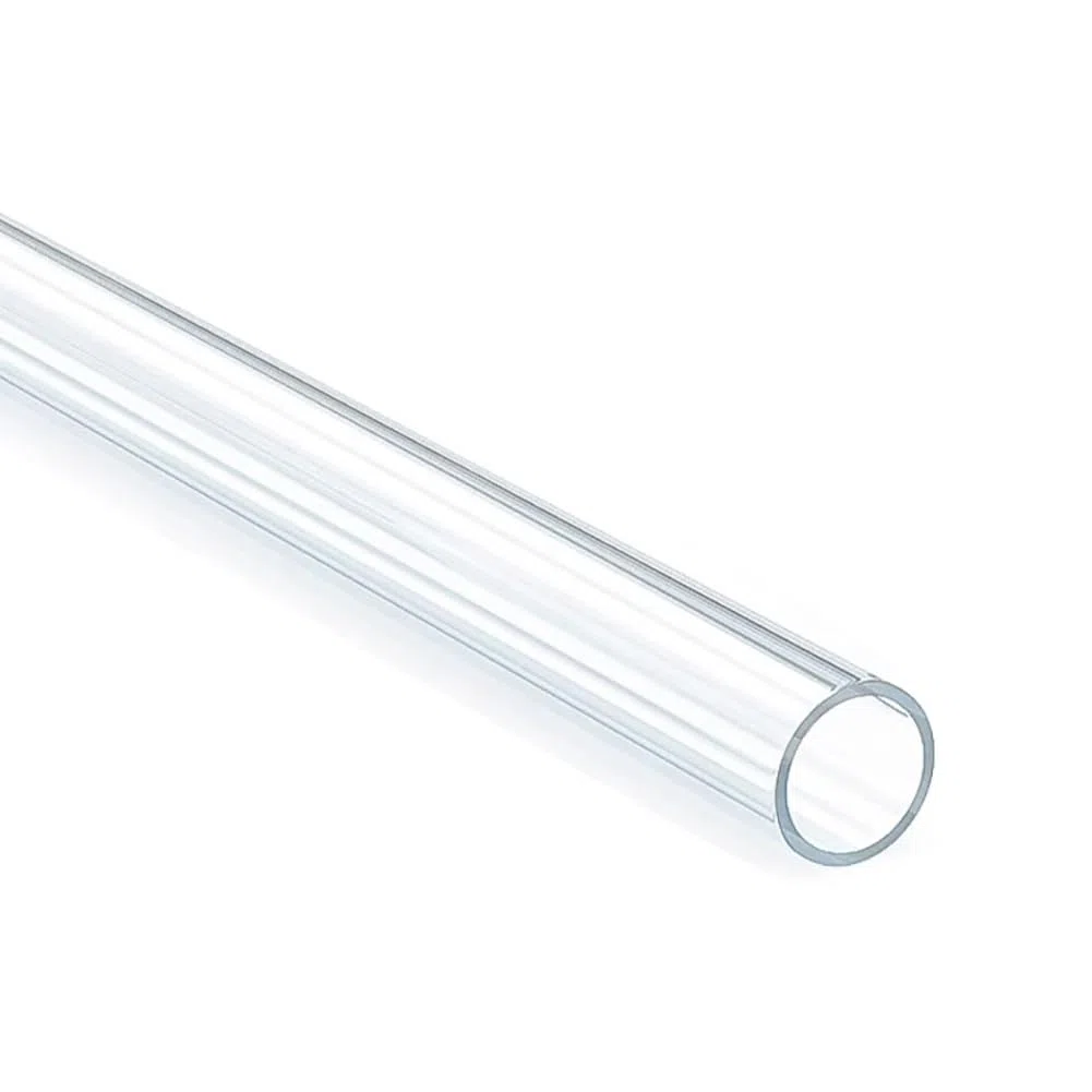 Tubo plastico OD28mm-38mm Espesor pared2mm-5mm L500mm Tubo Transparente rígido Tubos PVC Redondo plastico,38mm*3mm