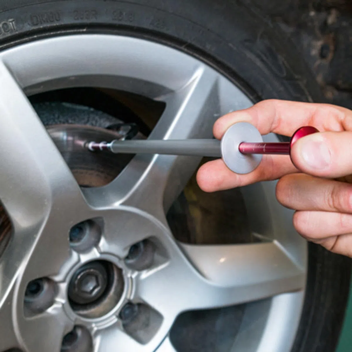 Herramienta de medición de disco de freno, medidor de rotor de freno, 0-45 mm Aluminio Espesor de aleación Calibre calibrador, Detección de prueba, pinza de profundidad Verniers para moto
