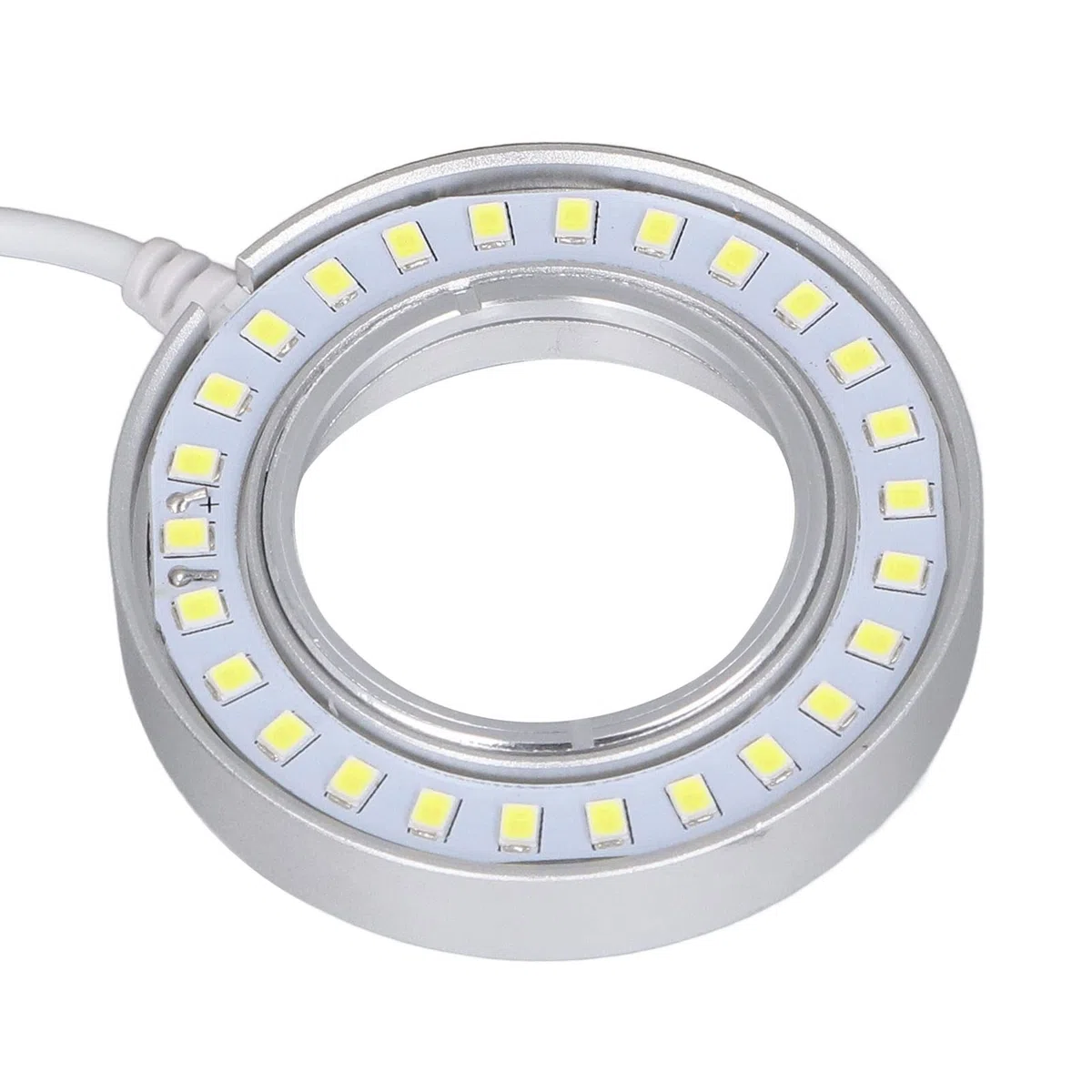 Anillo de Luz de Microscopio Iluminador de Luz de Anillo LED Ajustable para Microscopio Estéreo