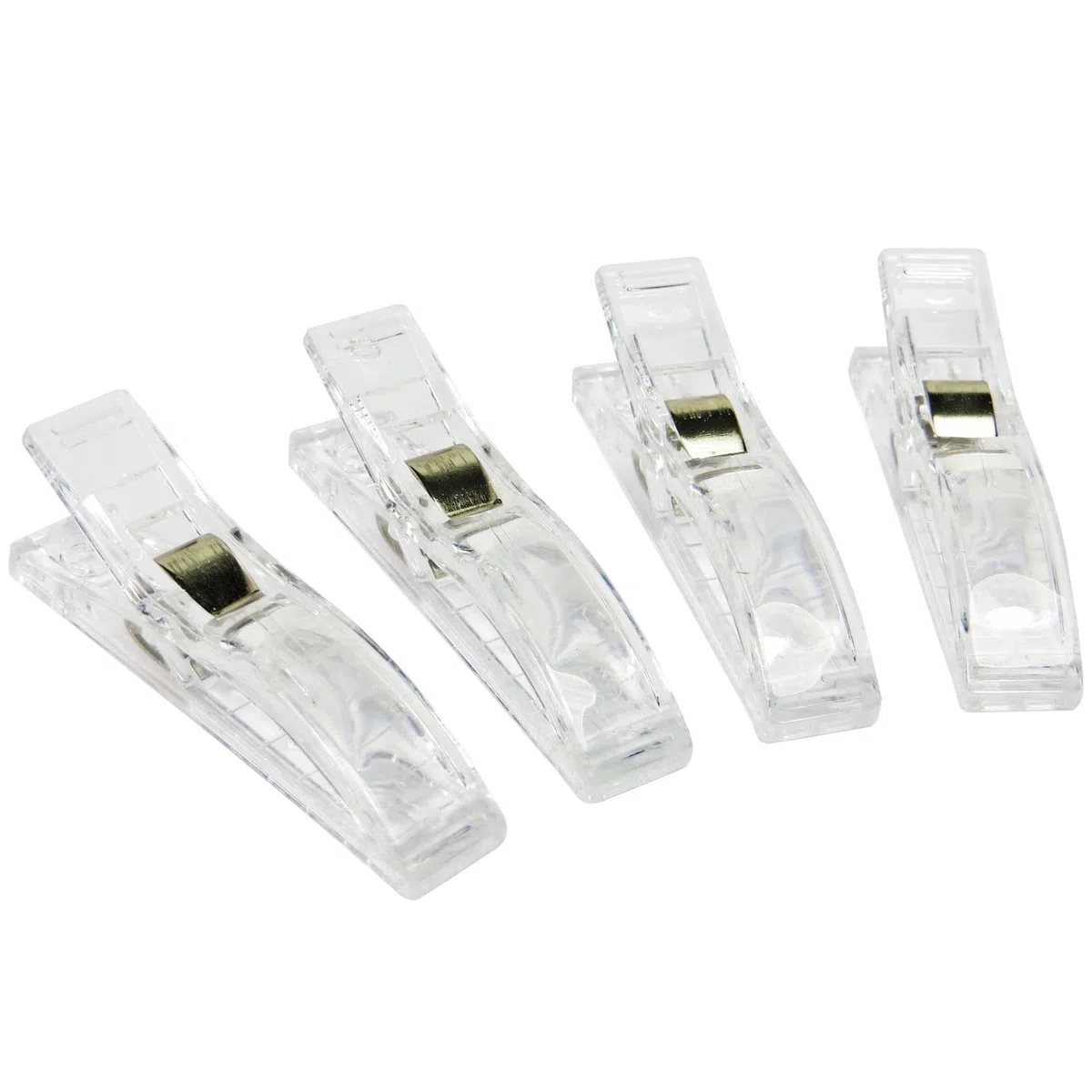 Pinza Pinza de hojas (transparente Ordenador Keepdrum 4 unidades)