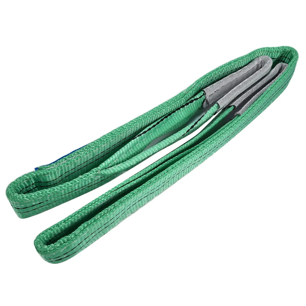 Eslingas de Cinta, Accesorios para Grúas de Alta Resistencia Eslinga de Elevación Plana Liviana Y Gruesa para Transporte Portuario para Ingeniería Eléctrica(4m)