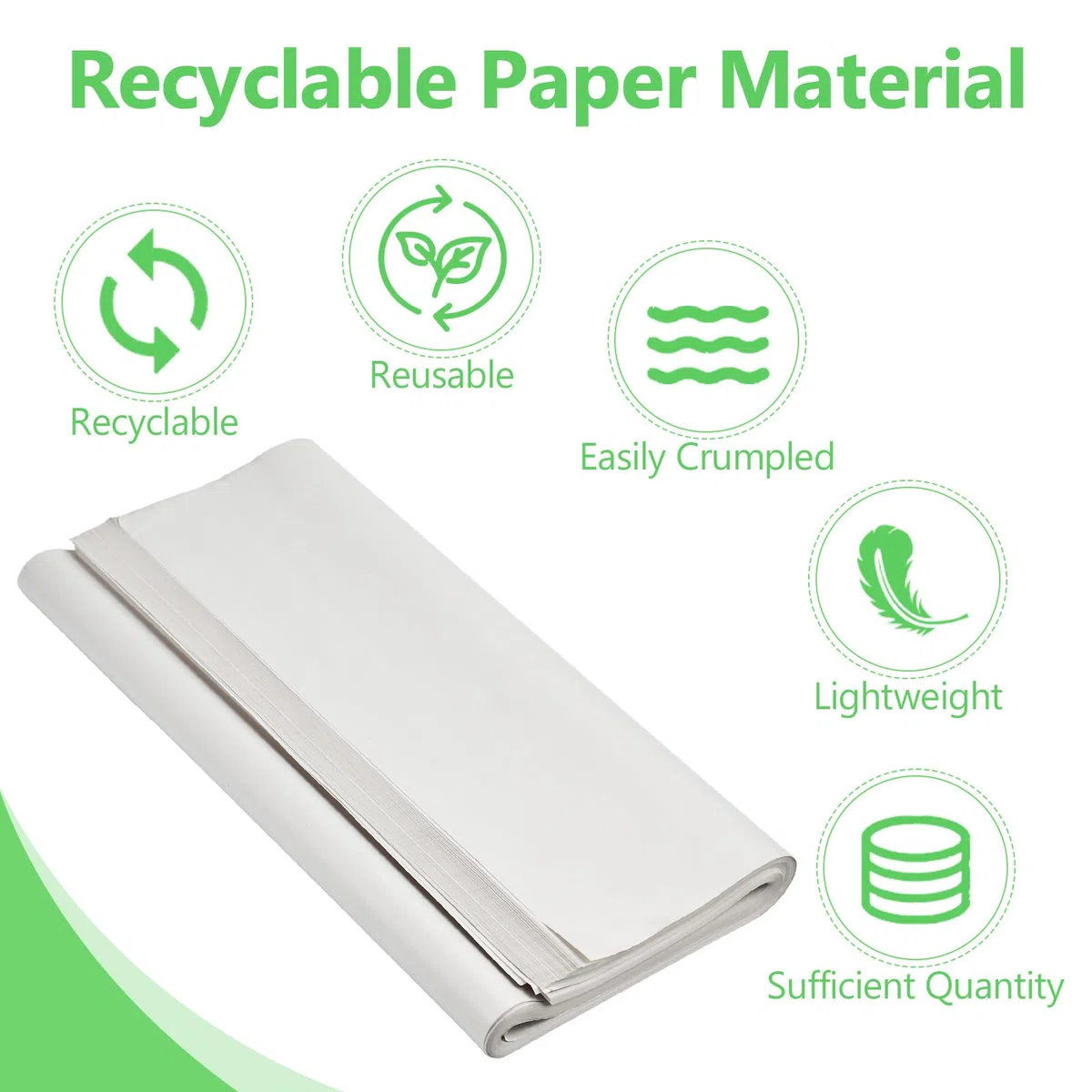 Papel de Embalaje Blanco para Mudanzas 100 Hojas de Papel de Seda para Embalaje de 70 x 38 cm Papel de Periódico para Envolver Cristal Vajillas Ropas Papel de Embalaje de Regalo para Tienda