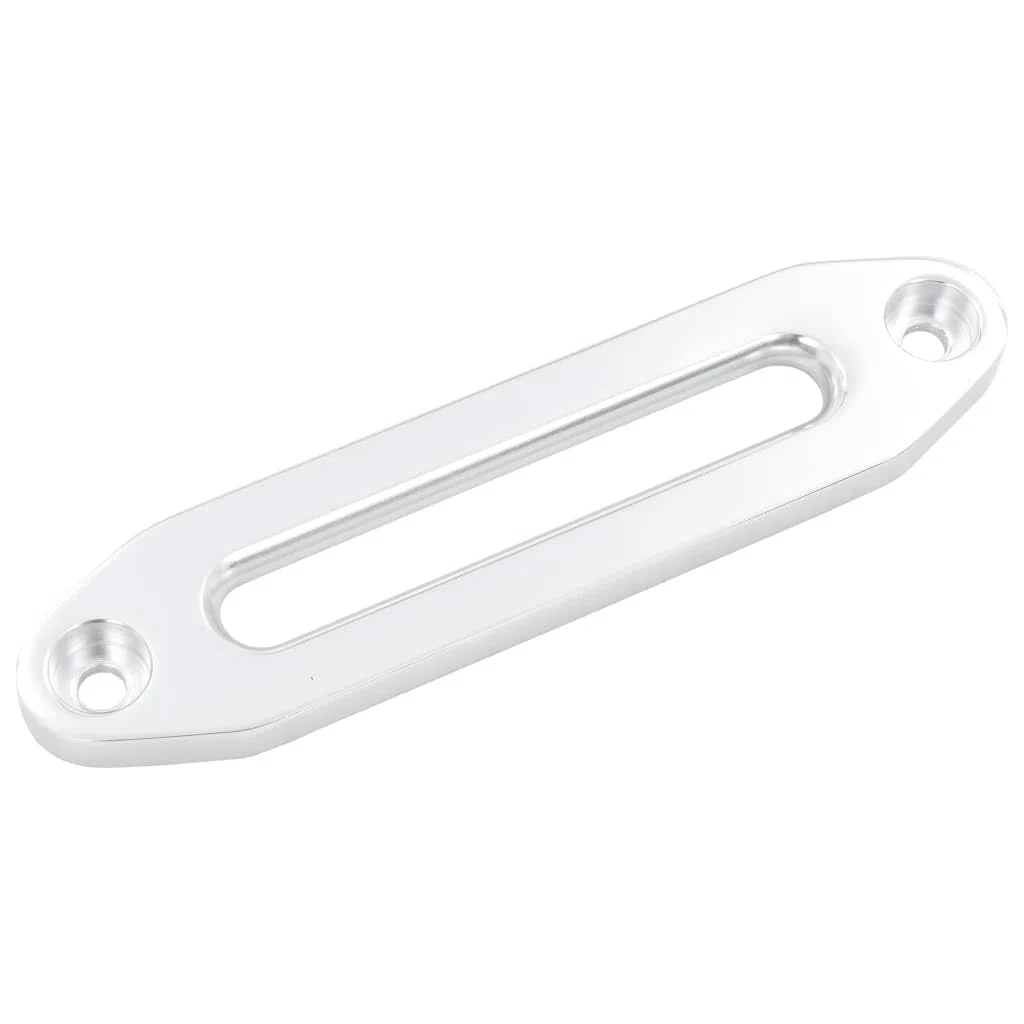 vidaXL Guía Cables Cabrestante Guiacabos Universal Escobén Cable Sintético Cuerda Nilón Pernos Fijación Incluidos Plateado Aluminio 254 mm 10 Pulgadas