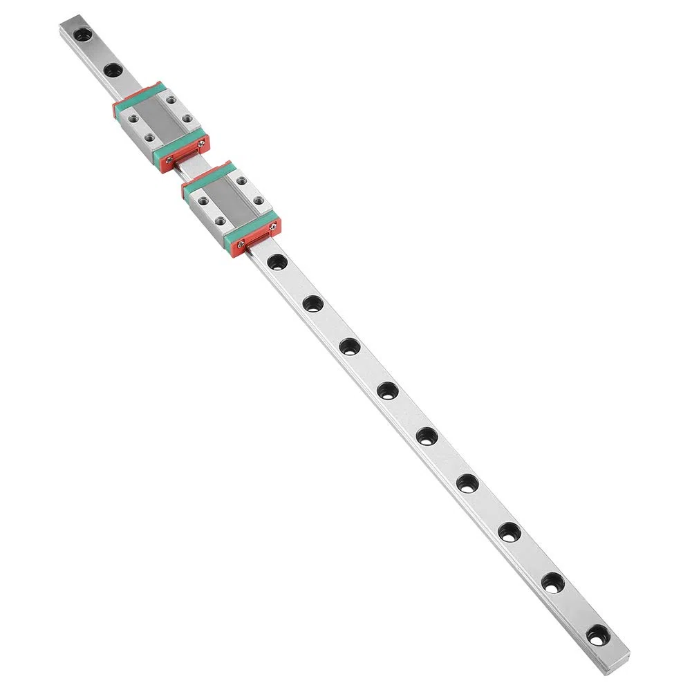 Carril Guía Lineal de Guía Lineal MGN9B de 300 Mm, Carril de Movimiento de 9 Mm de Ancho con Bloque de Riel MGN9B de 2 Piezas