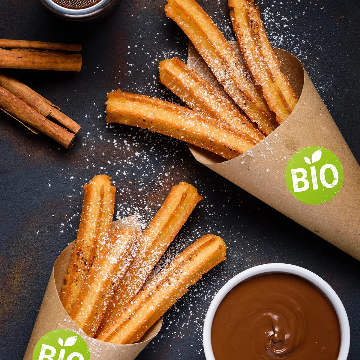 Finest Folia 500 Pegatinas 20mm Diámetro Verde Bio Vegan Vegetarisch Glutenfrei Laktose Con un laminado protector autoadhesivo R002