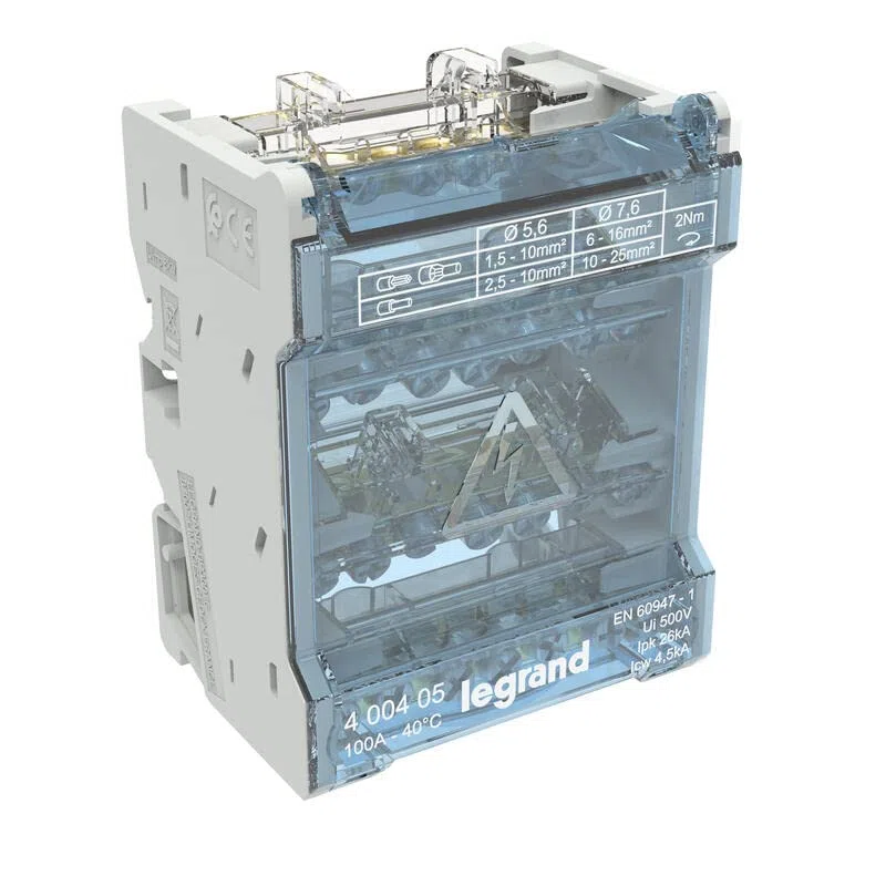 Bloque repartidor monoblocTetrapolarLEGRAND400405100A