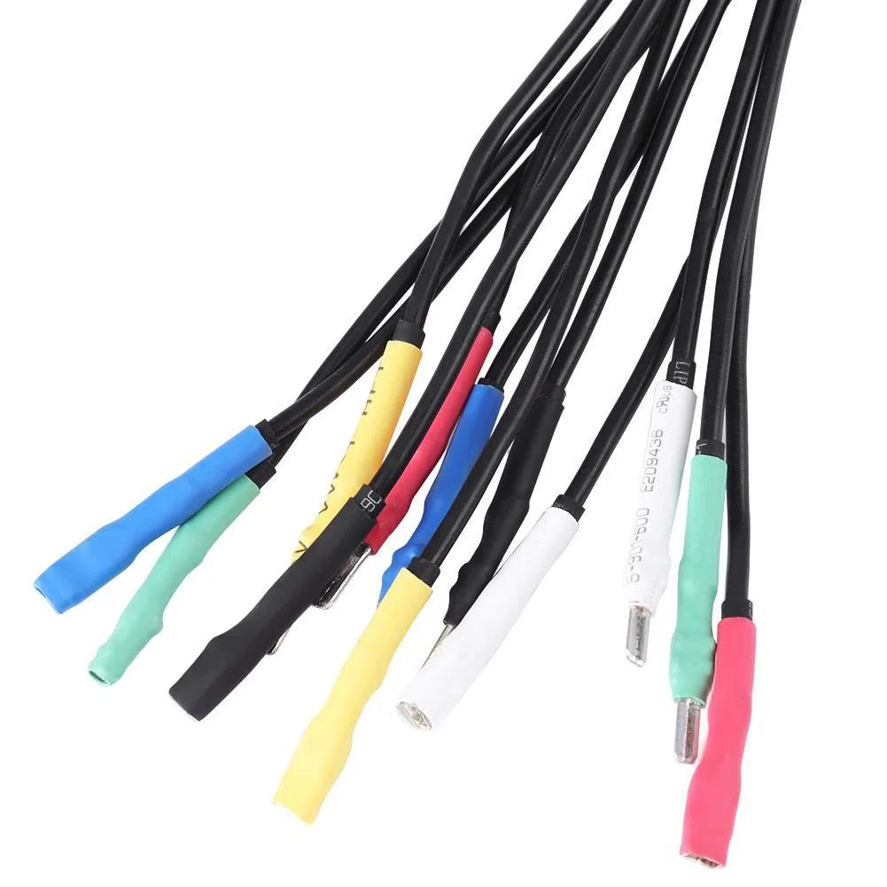 Cables de arranque universal de 6 canales, cables de arranque HT306 para osciloscopio de diagnóstico automático 1#