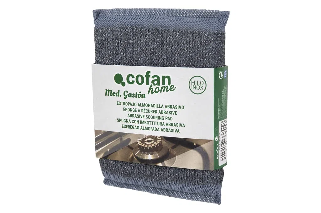 Estropajo | Almohadilla | Fabricado en Abrasivo con Hilo INOX | Pack de 16 Unidades