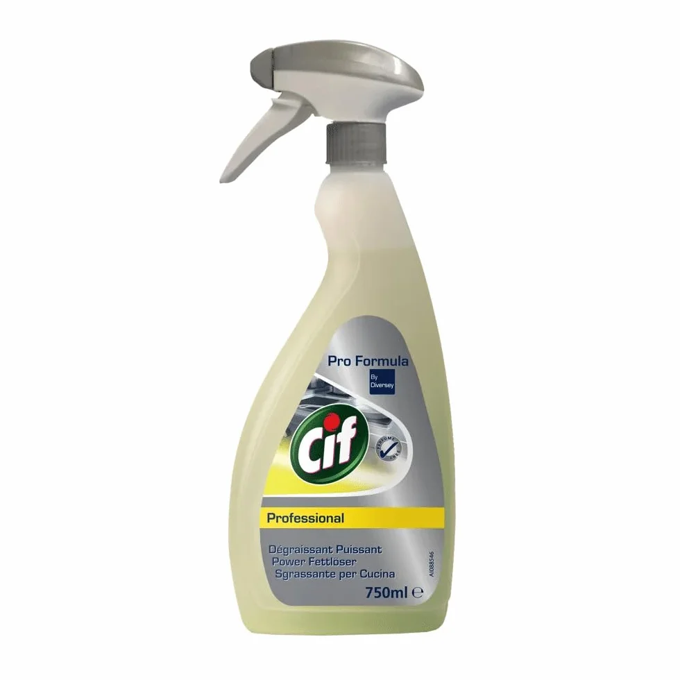 Cif Desengrasante profesional, juego de 6 unidades, 750 ml