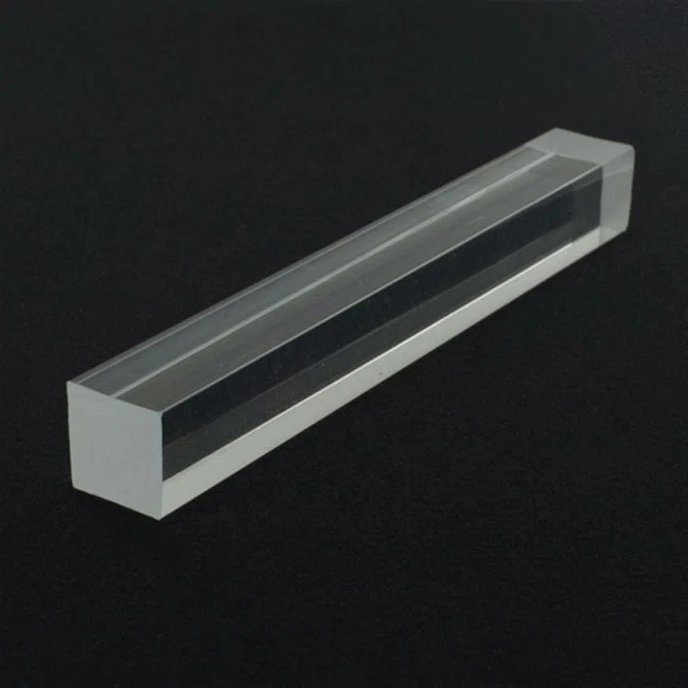 Varillas sólidas cuadradas de PMMA, 10 Uds., 100mm, 200mm, 300mm, 500mm, varillas transparentes extruidas, barra cuadrada acrílica(500MM*5 * 5MM)