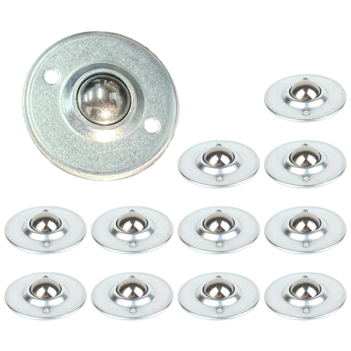 12 rodamientos de transferencia de bolas de 5/8 pulgadas, capacidad de carga total de 330 libras, unidades de transferencia de rodamientos de bolas de 5/8 pulgadas, rodamientos de transferencia de rod