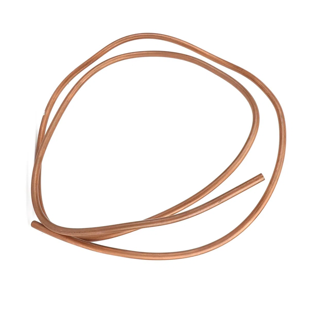 Tubo de Cobre en Espiral, 8mm Diámetro Exterior, 6mm Diámetro Interior, 2 Metros de Longitud, para Aire Acondicionado y Refrigerador