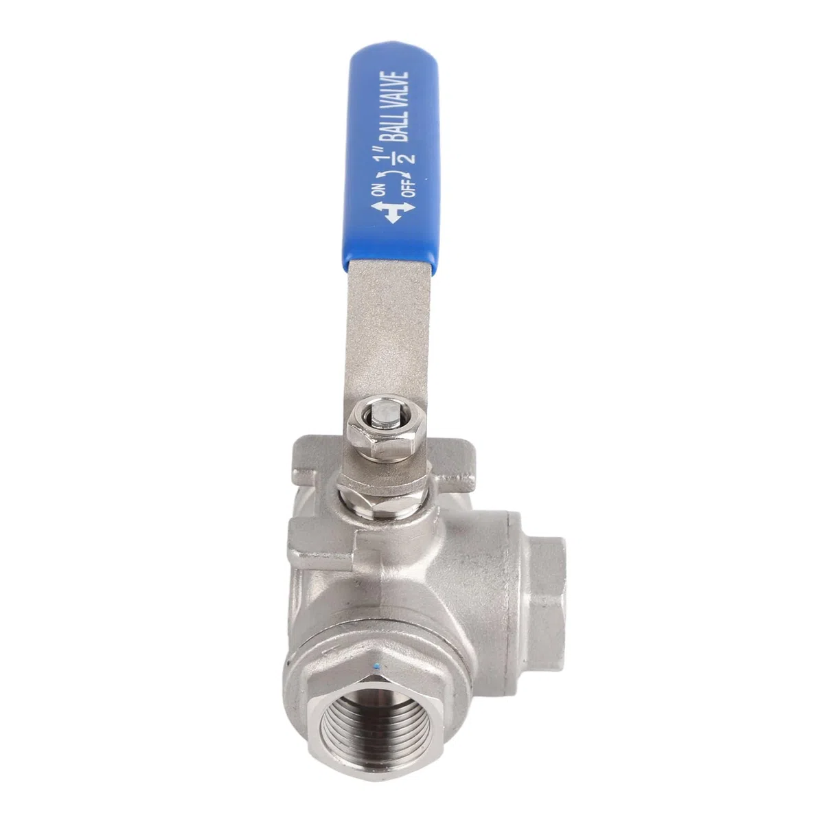 Válvula de bola de tubo de acero inoxidable SUS304 FTVOGUE de tres vías de rosca hembra DN15