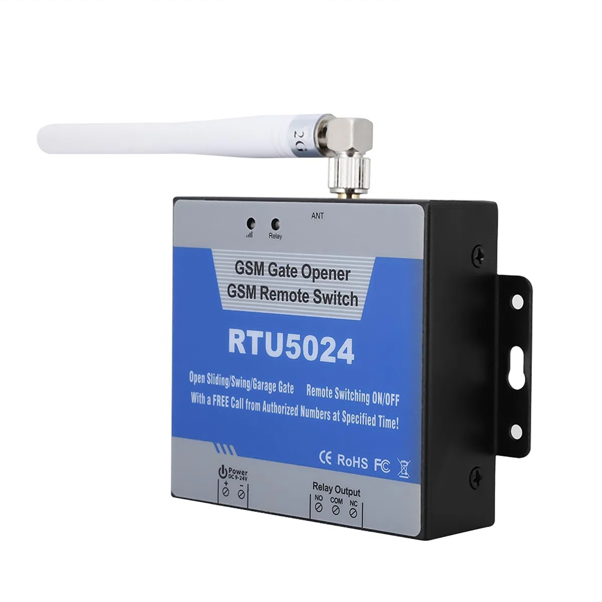 Rtu5024 gsm Teléfono Celular Control de Acceso Interruptor Control SMS D Rtu5024 gsm Puerta Abridor D Rtu 5024 Trampa de Control de Activador de Teléfono 2g Plata
