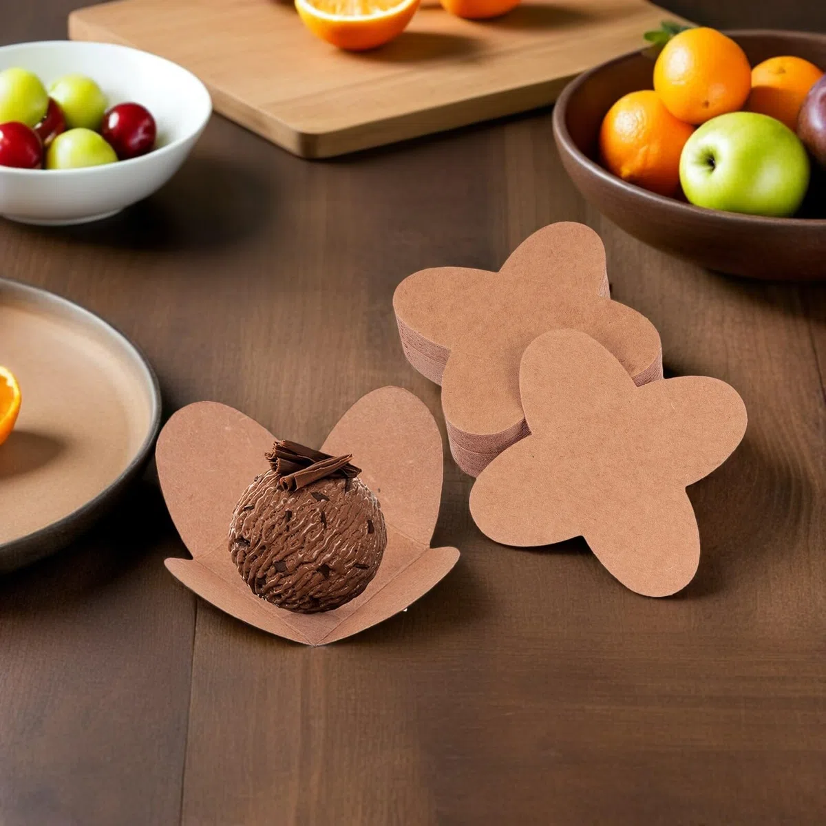 Yardwe 200 Piezas Bandeja De Chocolate Para Envolver Bombones y Trufas Bandejas De Papel Unidades Para Envolver Chocolates Decoración Para Dulces Eventos y Fiestas