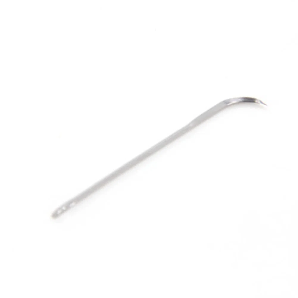 10 agujas curvadas, acero inoxidable para sutura veterinaria, varios tamaños, para cerdo, ganado, oveja, aves de corral, herramientas para ganado, 11 x 34